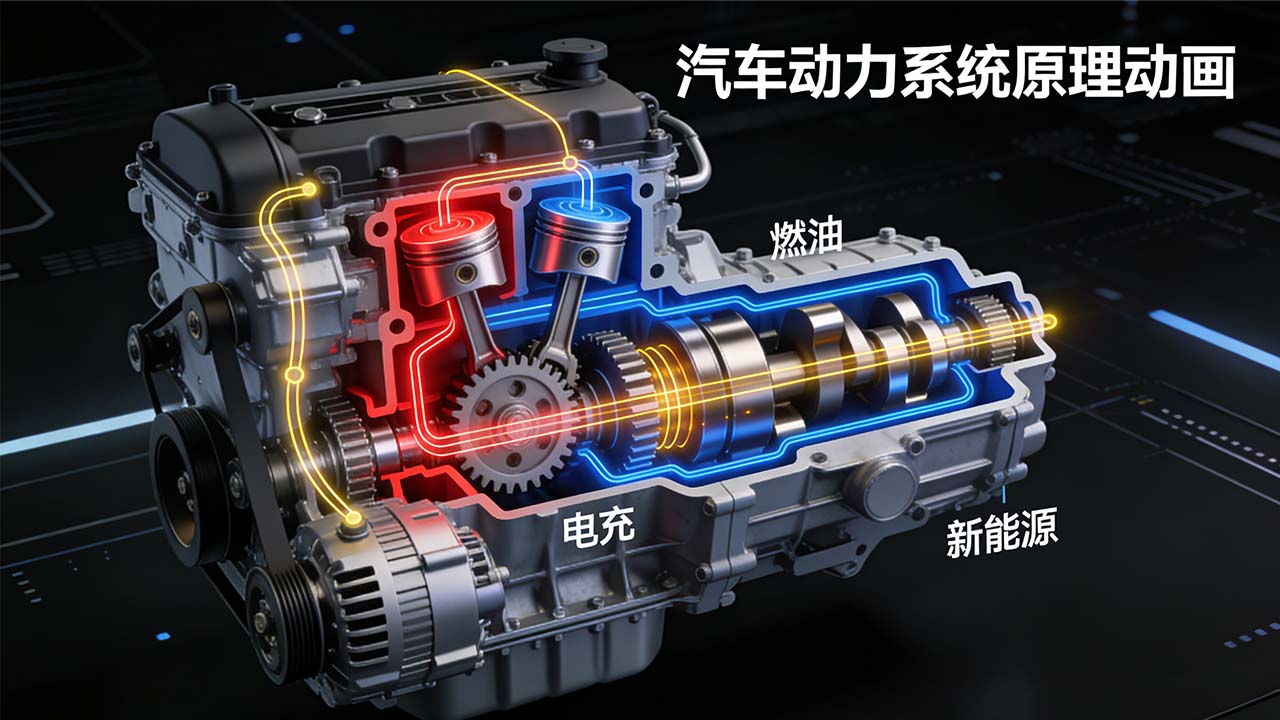 汽车动力系统动画截图.jpg 汽车动力系统动画截图.jpg